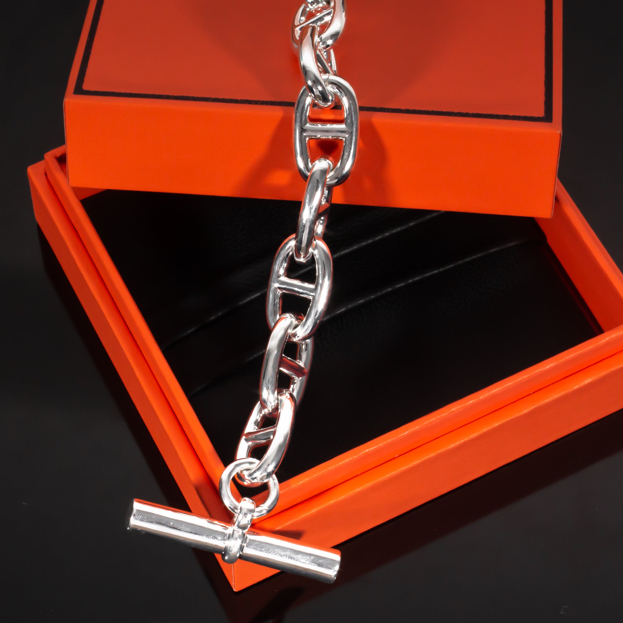 HERMES Chaine d'Ancre bracelet, very large model [ Chaine dAncre ][ 2021-22FW ][ HERMES x Accessories ][ HERMES x Watches &amp; Jewelry ][ HERMES x Bracelets ]