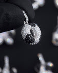 custom alphabet letter bubble nano greg yuna diamond silver white gold celebrity jewelers ifandco