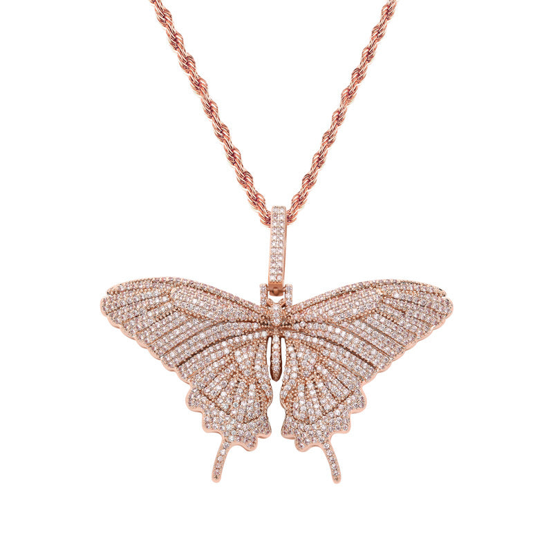 cuban link chian necklace pendant free matching chain affordable hip hop jewelry best gold diamond vvs icebox ifandco