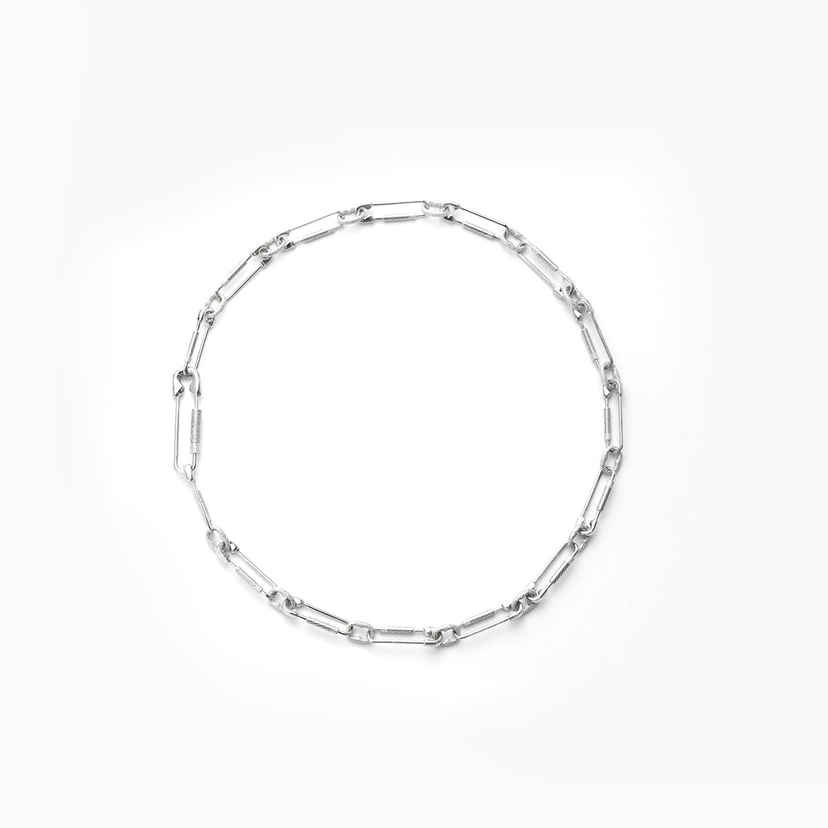 paper clip links jacob &amp; co virgil abloh offwhite alike necklace chain link diamond travis scott silver white gold buy