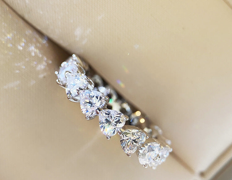 harry winston eternity ring heart diamond travis scott kylie jenner cardib offset