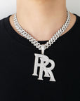 Double RR RoddyRicch diamond pendant & necklace with free matching chain included shopgld ifandco