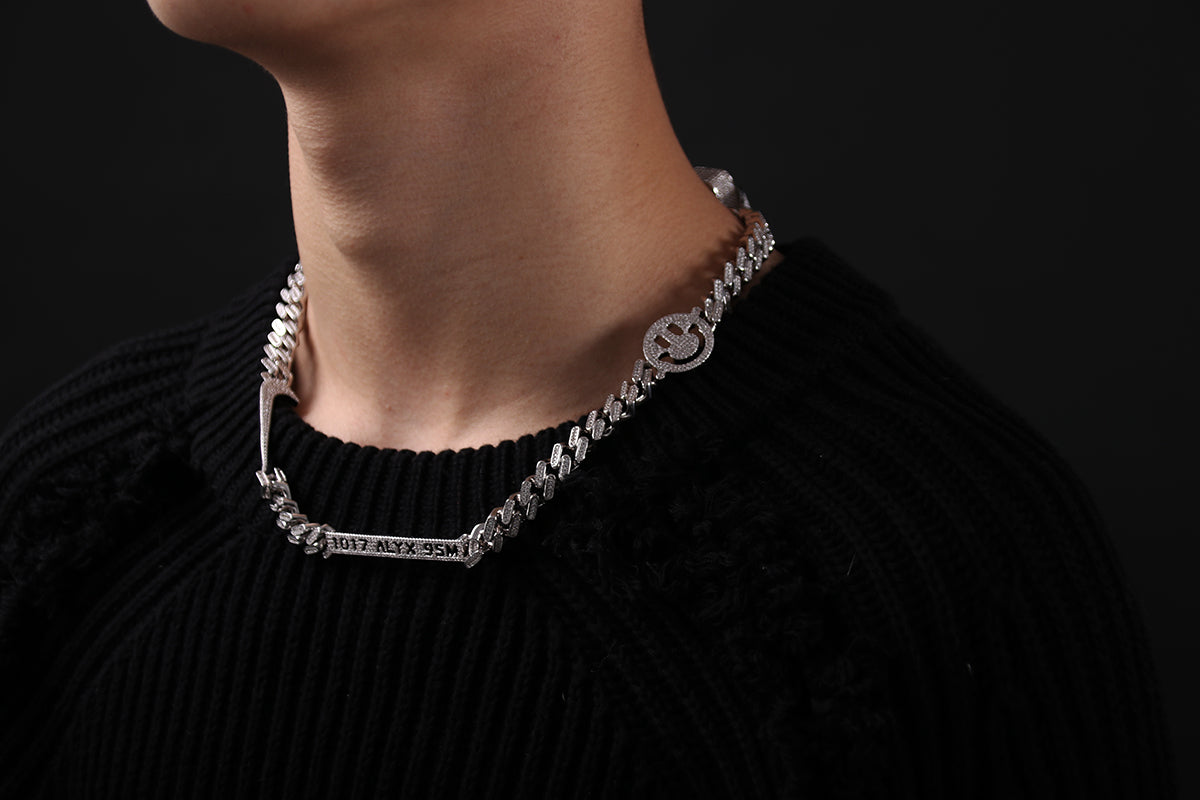 fully iced diamond Hero necklace choker 1017 ALYX 9SM asap rocky kanye west 