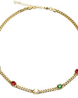 Infinity stone cuban link necklace chain Pharrell jacob & co diamonds necklace grill gemstone rare