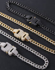 iced encrusted cobra buckle cuban links chain necklace ALYX hero ASAP ROCKY KANYE WEST KID CUDI TRAVIS SCOTT