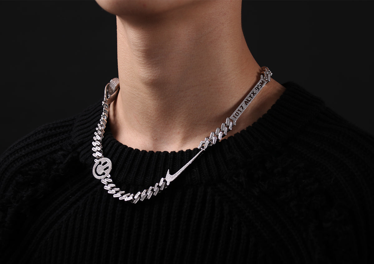 fully iced diamond Hero necklace choker 1017 ALYX 9SM asap rocky kanye west 