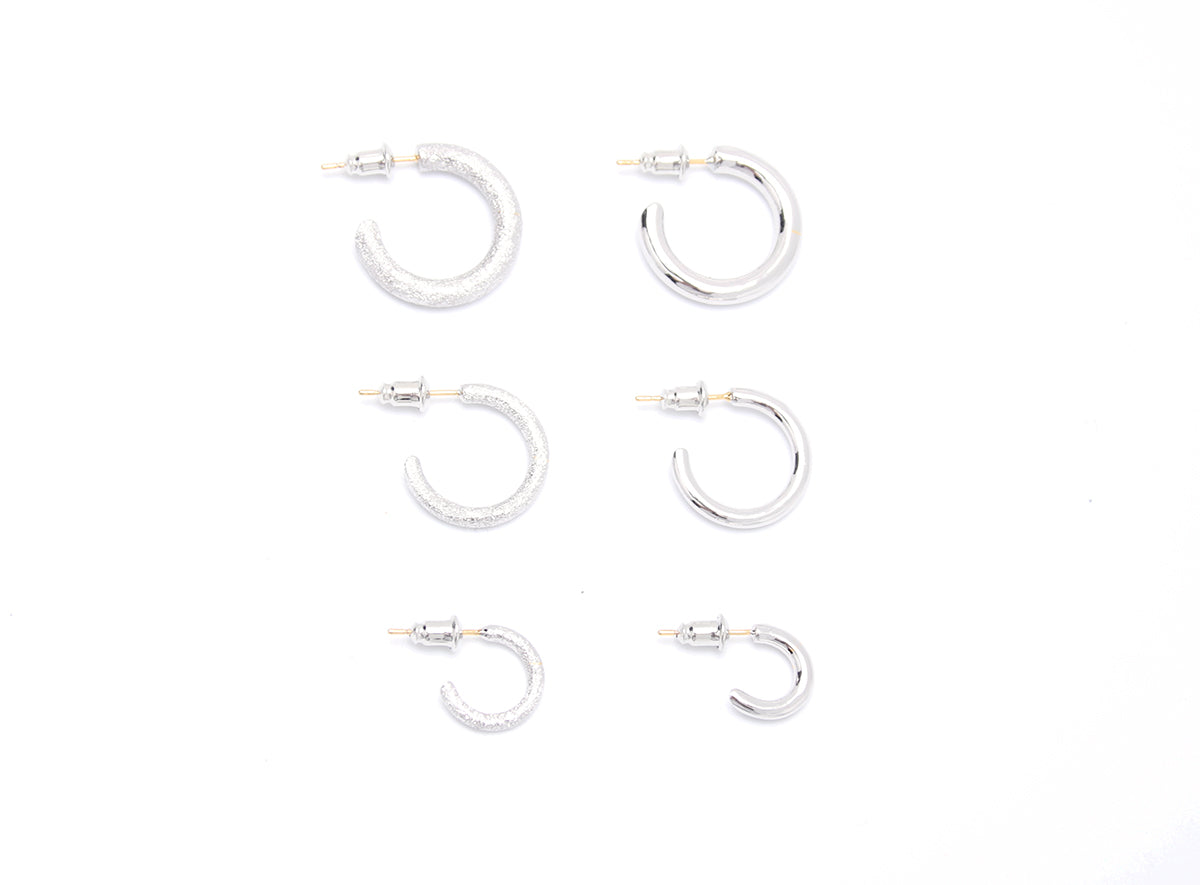 high fashion luxury hoop earrings silver 925 white gold yellow gold coated 18k diamond