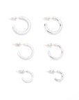 high fashion luxury hoop earrings silver 925 white gold yellow gold coated 18k diamond