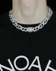 15mm Infinity cuban link necklace chain diamond ifandco shopgld hip hop jewelry celebrity jewelers diamond yellow gold gold price