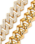 curb cuban link 14mm necklace chain fully iced custom clasp diamond ifandco