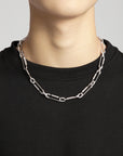 paper clip links jacob & co virgil abloh offwhite alike necklace chain link diamond travis scott silver white gold buy