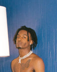 playboi carti playboy bunny upside down pendant necklace chain as seen on blac chyna dating snapchat