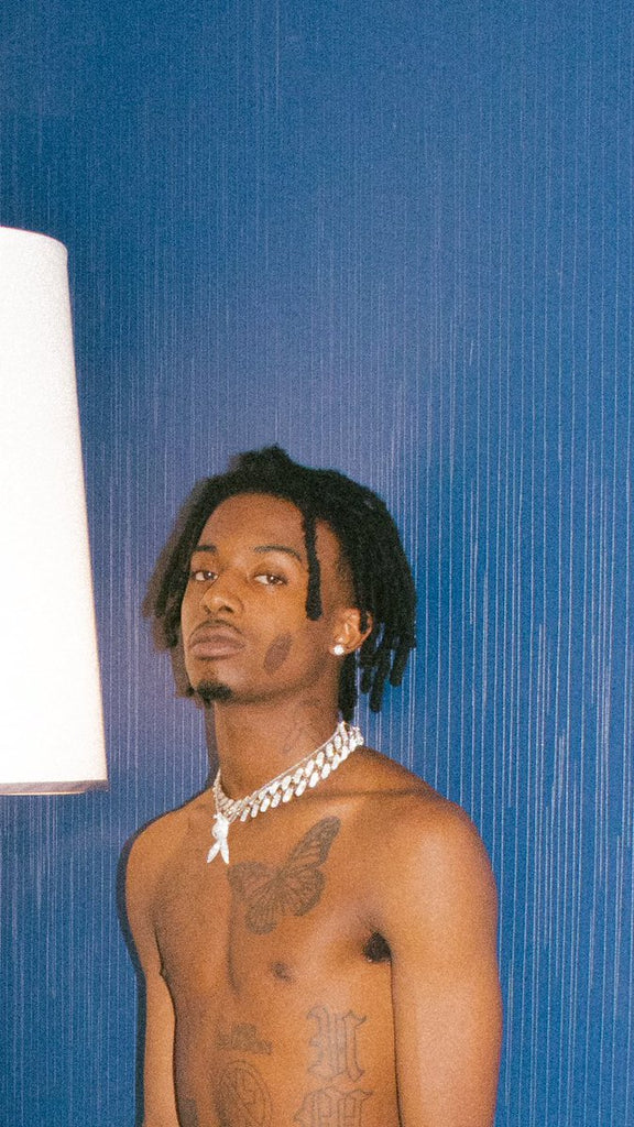 playboi carti playboy bunny upside down pendant necklace chain as seen on blac chyna dating snapchat