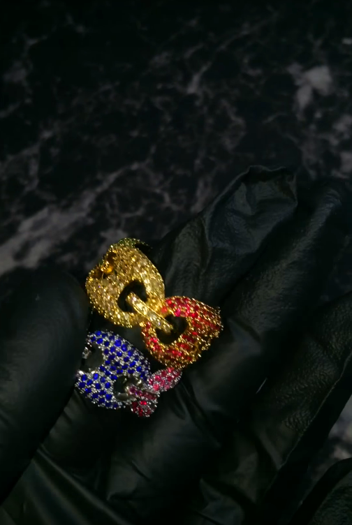 gucci link ring ifandco lil vert drake Affordable hip hop jewelry