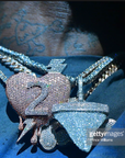 Lil Uzi Vert Cops Iced Out Luv Is Rage 2 Chain diamond necklace chain