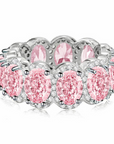 Kylie Jenner signature eternity band ring in oval kylie ring diamond