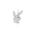 playboi carti playboy bunny upside down pendant necklace chain as seen on blac chyna dating snapchat