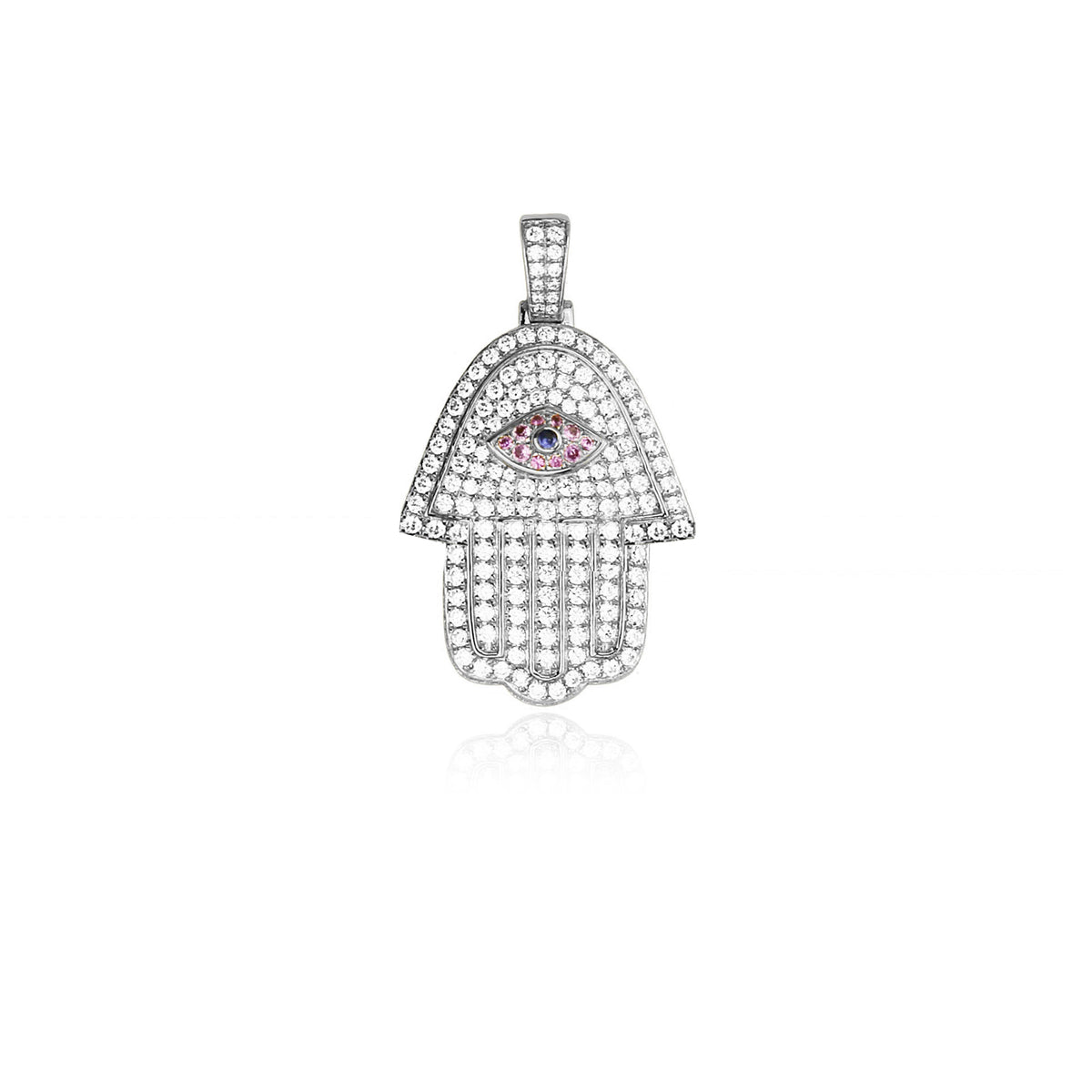 Hamsa pendant &amp; necklace free matching chain included ifandco