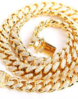 Fully iced cuban link chain 10mm