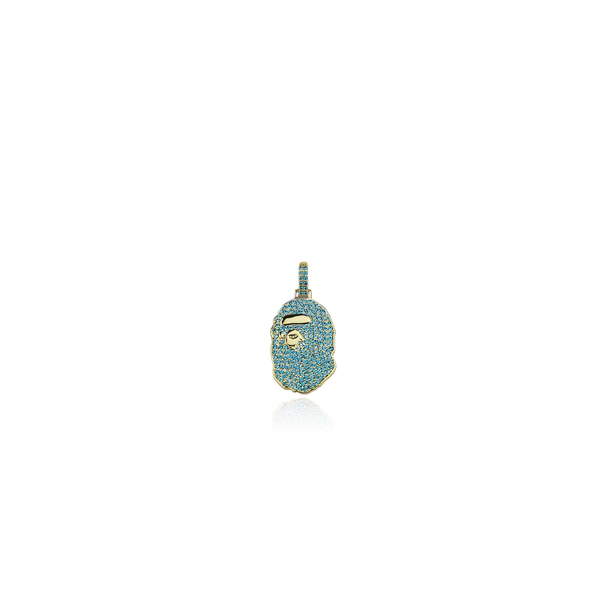 micro bape necklace pendant chain