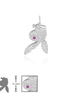playboi carti playboy bunny upside down pendant necklace chain as seen on blac chyna dating snapchat