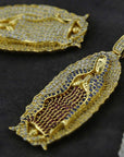 Lady of Guadalupe virgin Mary pendant & necklace chain