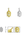 Nano Buddha pendant & necklace chain