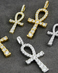 nano ankh pendant necklace chain affordable hip hop jewrelry