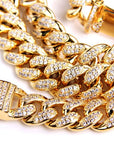 Fully iced cuban link chain 10mm