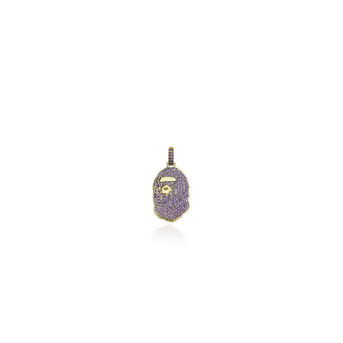 bape necklace pendant free chain included bathing ape