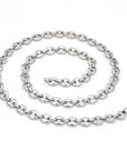 plain solid gucci link 8mm necklace chain bracelet white gold yellow gold affordable hip hop jewelry shopgld