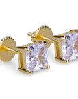 affordable hip hop jewelry bling diamond vvs micro pave earrings
