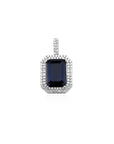 gemstone ruby pendant necklace chain affordable hip hop jewelry ifandco