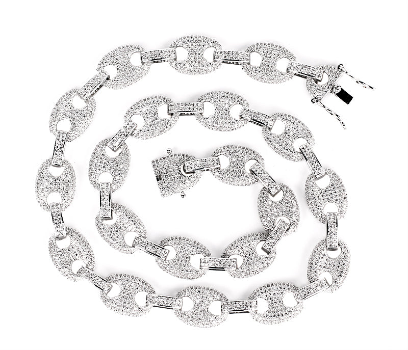 gucci link chain 12mm diamond necklace bracelet affordable jewelry lifetime guarantee shopgld