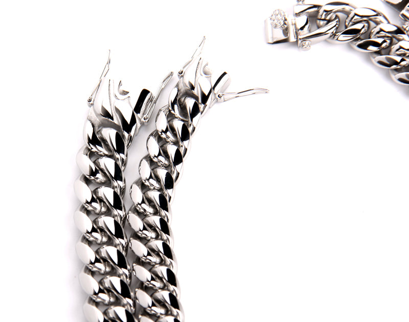 cuban link ifandco chain necklace shopgld