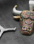 Air jordan jumpman necklace bulls