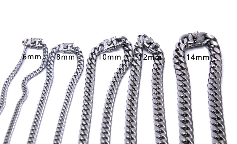 cuban link ifandco chain necklace