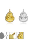 Nano laughing buhhda necklace