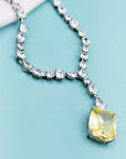 Beyoncé's Tiffany & Co diamond necklace is worth $30 million harpersbazaar.com tiffany yellow diamond necklace beyonce' from The 128-carat yellow diamond was worn by Hepburn during the Breakfast At Tiffany's press tour in 1961, and was seen again on Lady Gaga