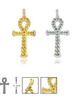 ankh interlaced chain pendant affordable hip hop jewelry 