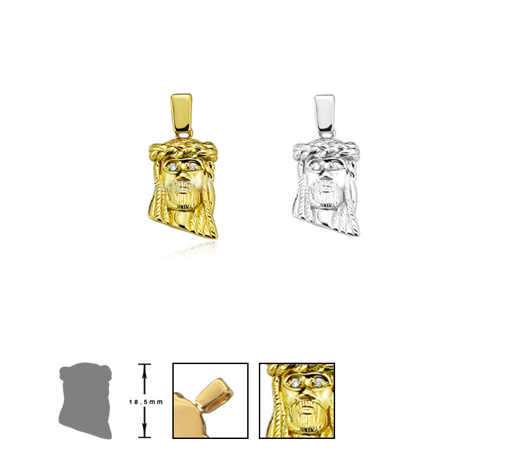 pico jesus piece pendant necklace chain affordable hip hop jewelry ifandco