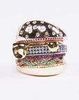 hamburger ring as seen on Nigo in multicolored vvs diamond ifandco 