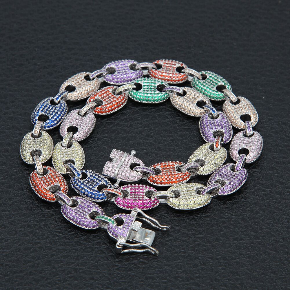 gucci link chain 13mm diamond necklace bracelet affordable jewelry lifetime guarantee shopgld