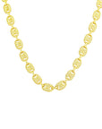 Iced out gucci link mariner link chain 9mm Gold Canary Lemonade