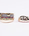 hamburger rings as seen on Nigo in multicolored vvs diamond ifandco 