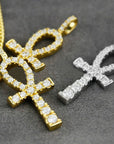 nano ankh pendant necklace chain affordable hip hop jewrelry