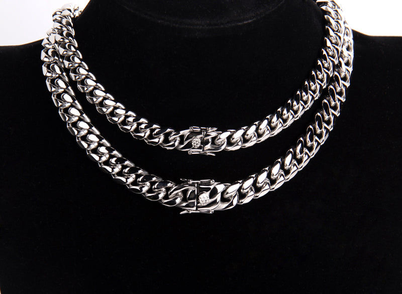 cuban link ifandco chain necklace shopgld