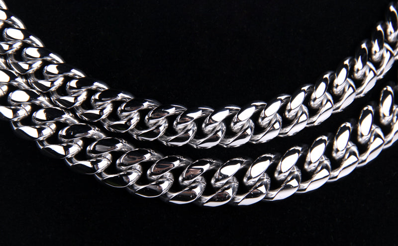 cuban link ifandco chain necklace