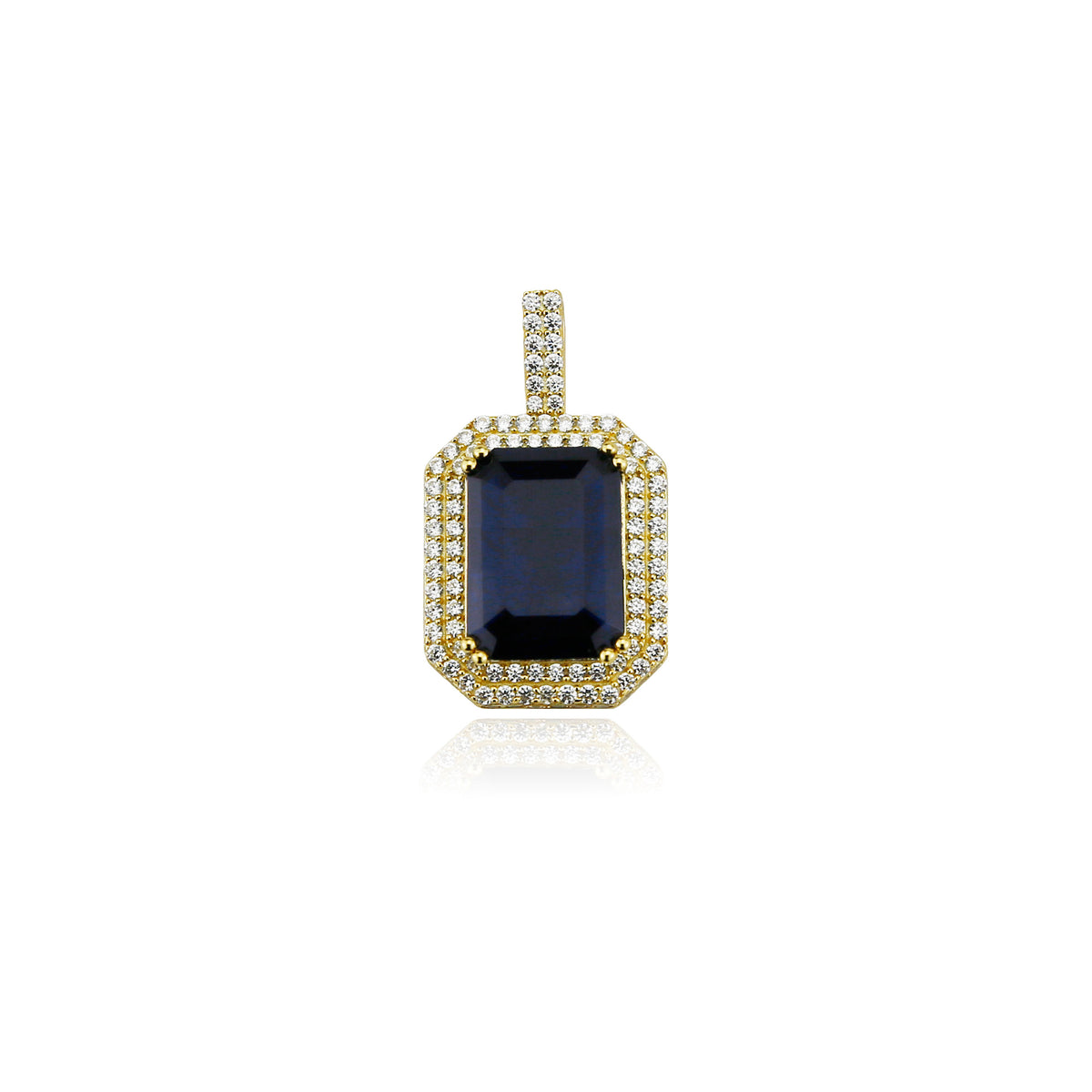 gemstone ruby pendant necklace chain affordable hip hop jewelry ifandco