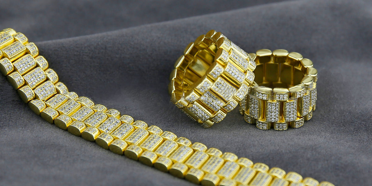 Iced out Presidential bracelet 